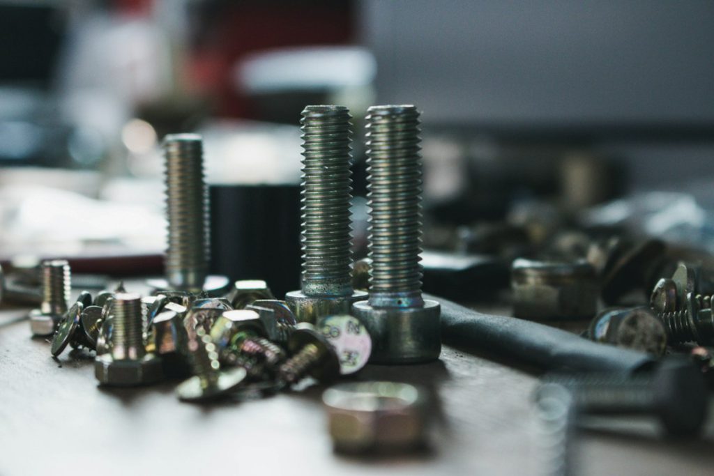 Stainless steel bolts and screws
